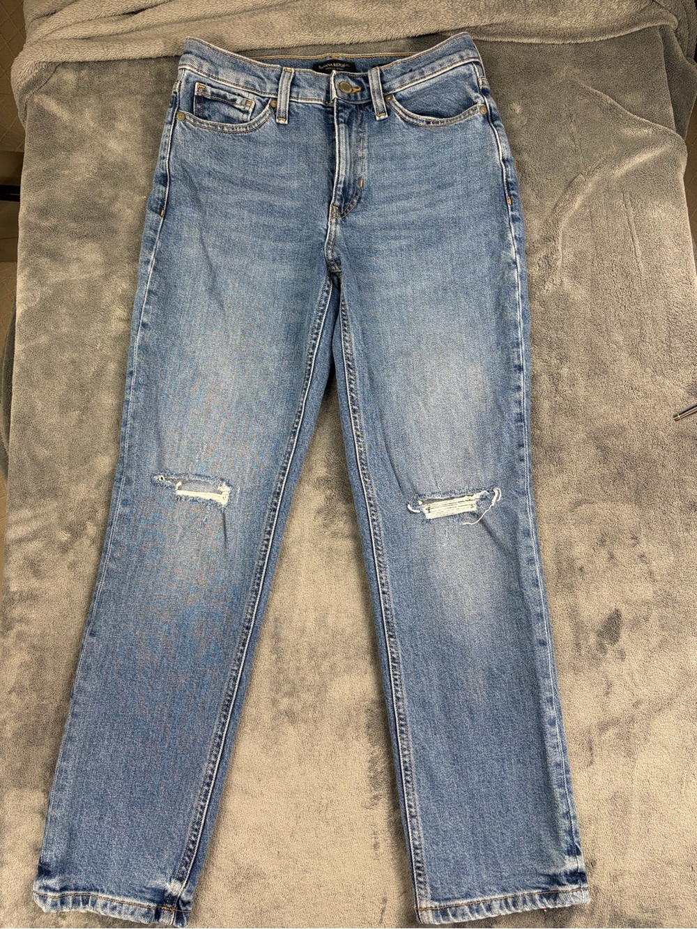 Banana Republic size 27 Classic Light Blue Women's Jeans high rise straight